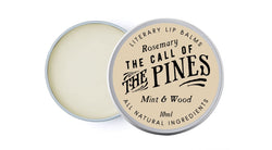 Call of the Pines Lip Balm - Mint & Cedar - lip balm by Literary Lip Balms