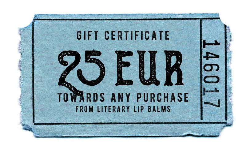 Literary Lip Balms Digital Gift Card - gift set by Literary Lip Balms